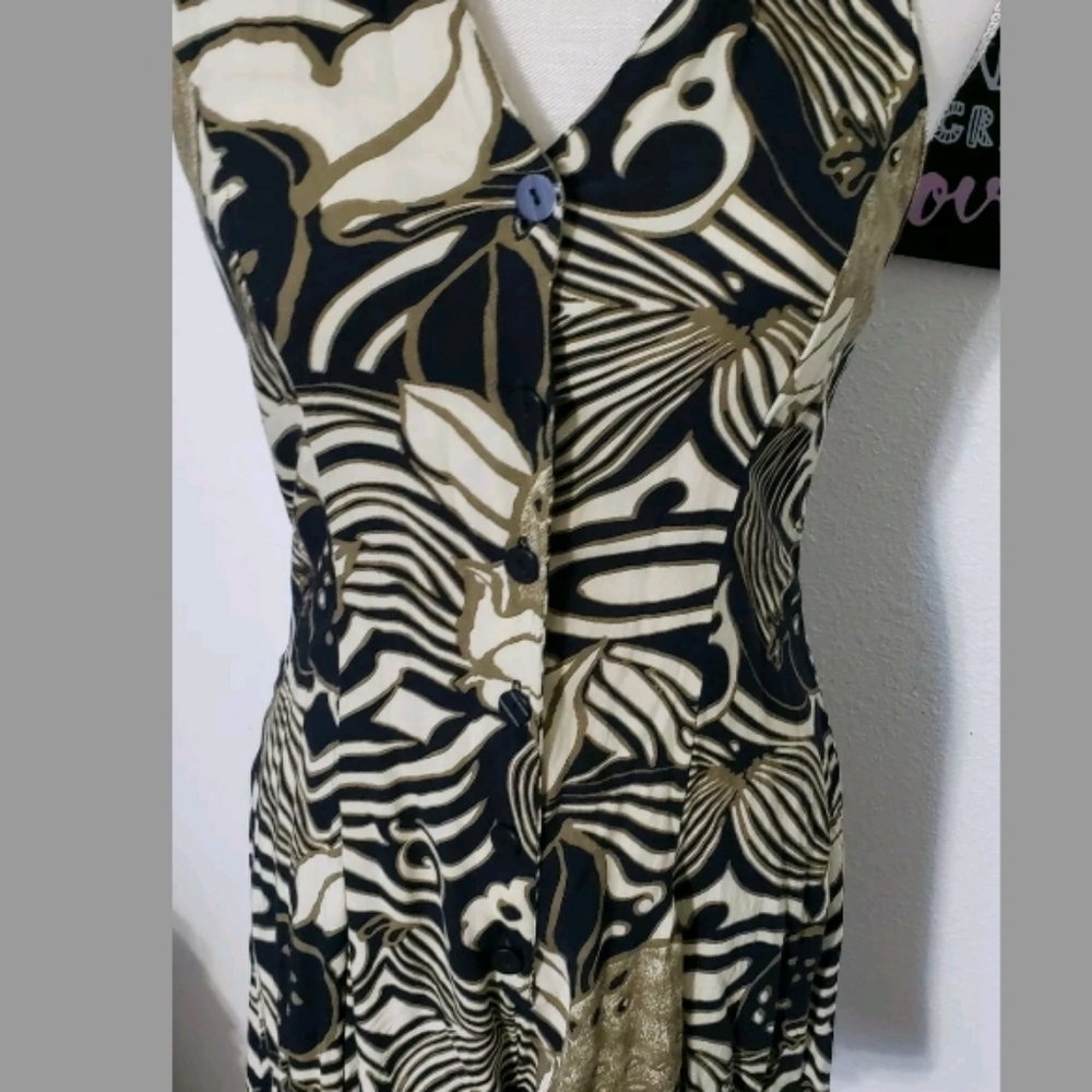 Styleworks Brown Strappy Back Sleeveless Romper 6 - Picture 4 of 8
